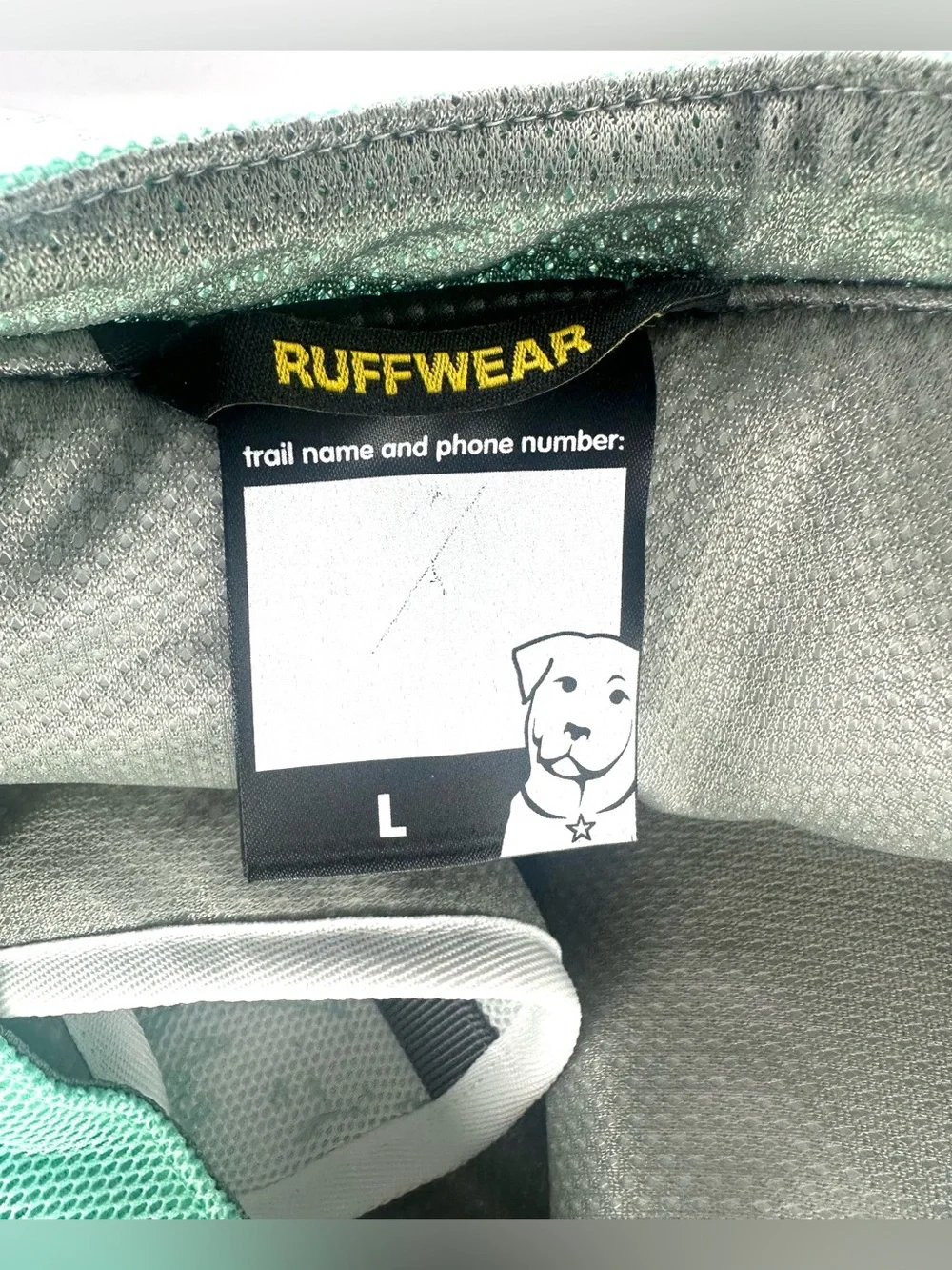 NWT Ruffwear Swamp Cooling Dog Vest In Sage Green Size L- 32-36 inches